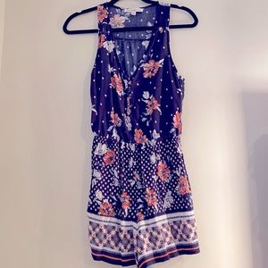 Abercrombie & Fitch Floral Romper